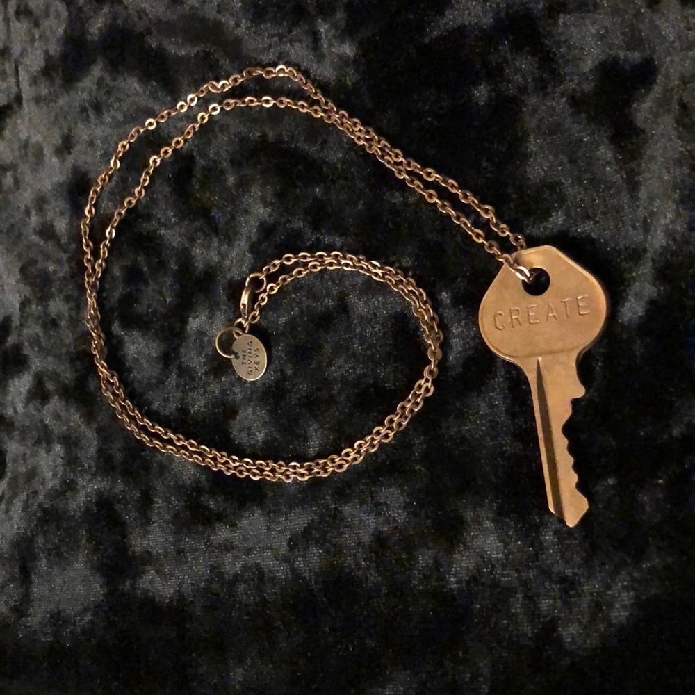 ‘Create’ Key Necklace